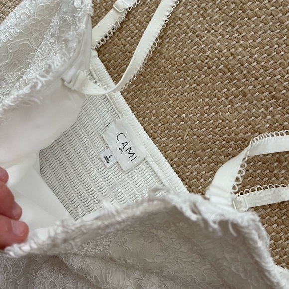 Cami NYC White Scarlett crop top - Picture 7 of 7